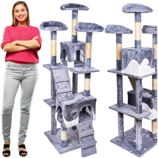 VEĽKÉ VYSOKÉ ŠKRABIDLO NA MAČKY 170CM VEŽA BEZ MAČIČA XXL